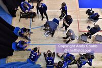 Time-out, Sheffield Sharks, Ponds Forge, Sheffield, Jan 2021