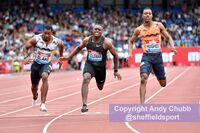 Christian Coleman, Diamond League, Alexander Stadium, Birmingham, August 2018