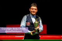 Jimmy White, winner World Seniors snooker, Crucible Theatre, Sheffield, August 2018