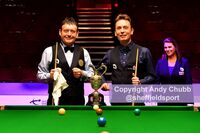 Jimmy White and Ken Doherty, final World Seniors snooker, Crucible Theatre, Sheffield, August 2019