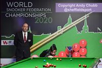 Gao Yang, winner, World Snooker Federation, Malta, Jan 2020