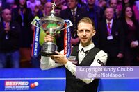 Judd Trump, winner World Snooker Championship, Crucible Theatre, Sheffield, May 2019