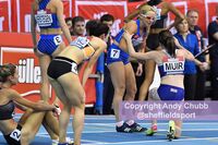 Jenny Meadows and Laura Muir, Indoor Grand Prix, NIA, Birmingham, Feb 2017