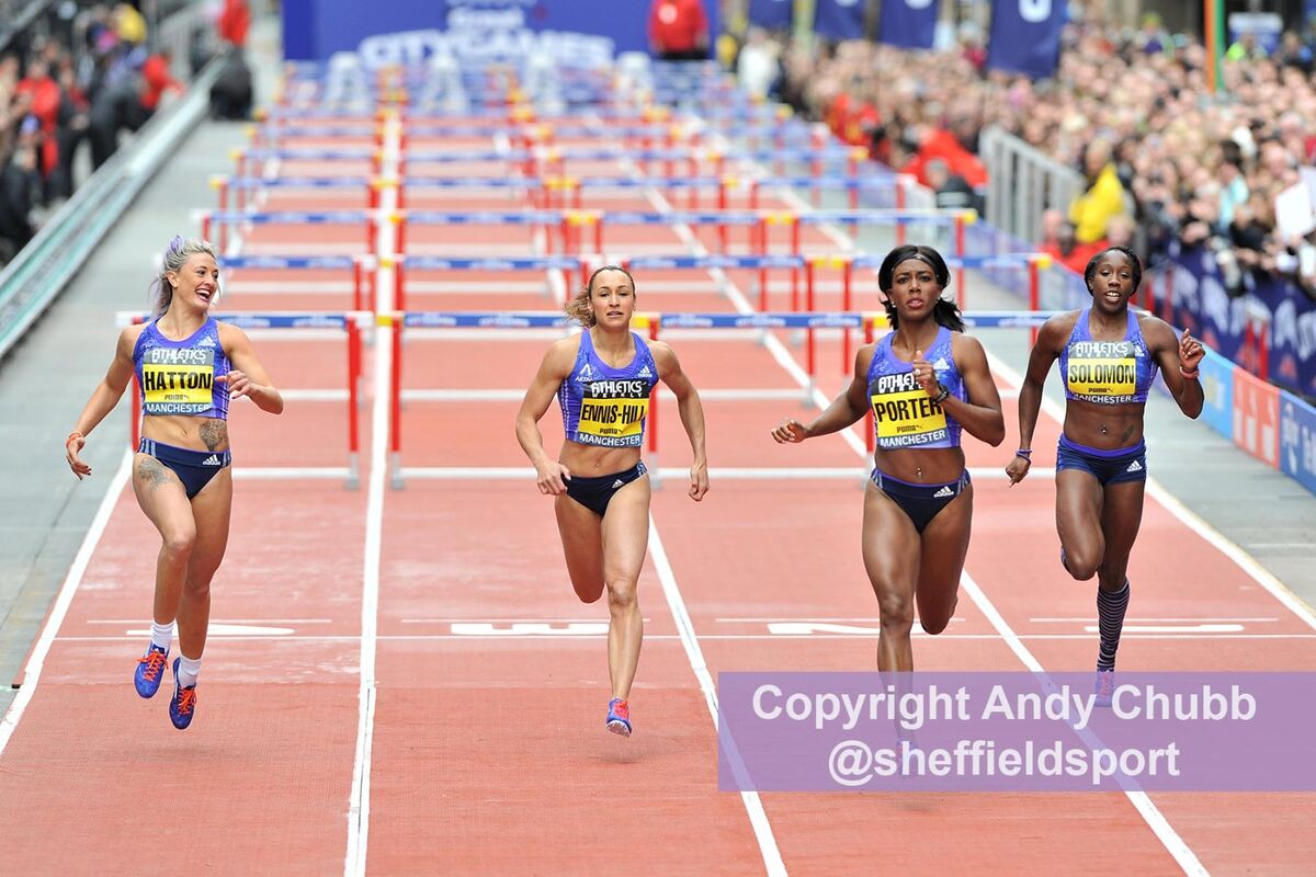 Hurdles, City Games, Manchester, May 2015