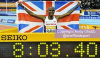 Mo Farah, Indoor Grand Prix, NIA, Birmingham, Feb 2015