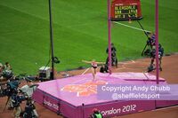 Holly Bradshaw, pole vault, 2012 Olympics, London Stadium, August 2012