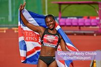Dina Asher-Smith, UK Championships, Alexander Stadium, Birmingham, August 2019